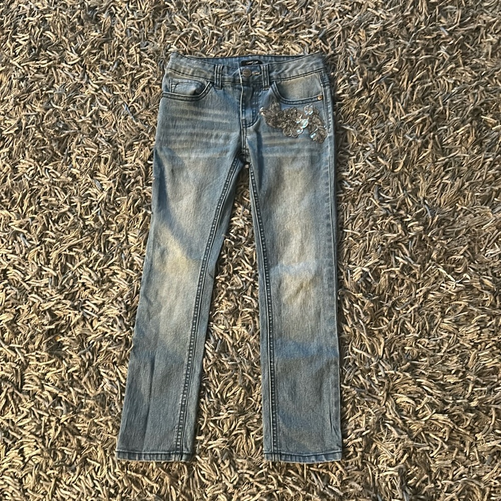Bebe girls skinny jeans size 7